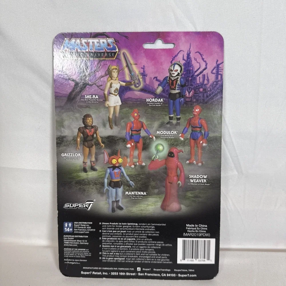 Super7 Masters of the Universe Modulok Yellow Eyes ReAction Figure MOTU